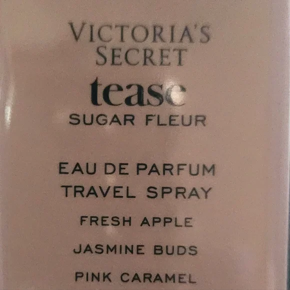 Victoria’s Secret TEASE SUGAR FLEUR 3.4 FL OZ & Mini/Travel Spray 4PC Bundle - Picture 2 of 2